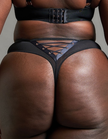 Scantilly Laced Up High Waist Thong