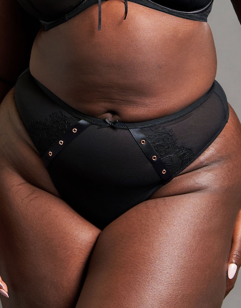 Scantilly Laced Up High Waist Thong