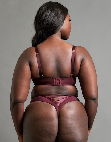 Scantilly Laced Up High Waist Thong