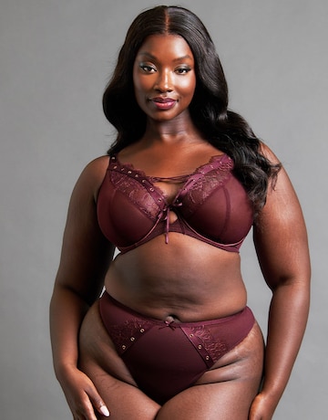 Scantilly Laced Up High Waist Thong