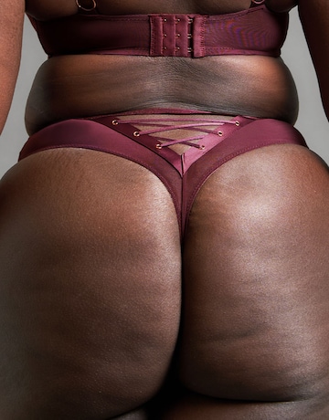 Scantilly Laced Up High Waist Thong
