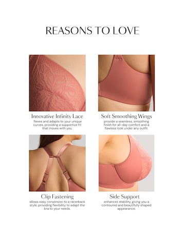 Sculptresse Sophia Sienna Rose Plunge Wired Bra