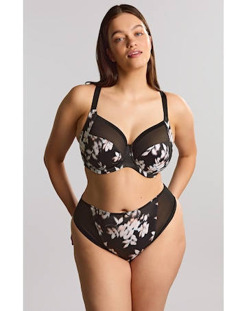 Sculptresse BlissBlack Floral Brazilian