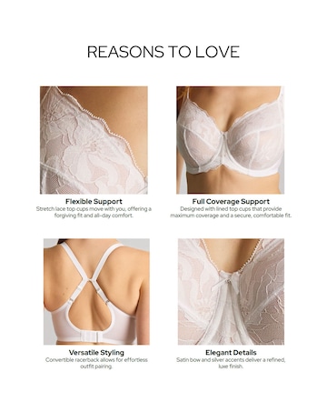 Panache Evangeline White Full Cup Wired Bra