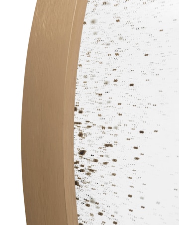 Gallery Yardley Convex Round Mirror Bronze 600mm