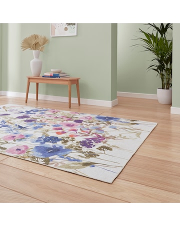 Catherine Lansfield Country Floral Washable Rug