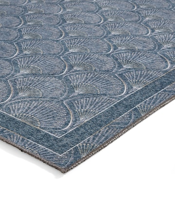 Catherine Lansfield Deco Peacock Washable Rug