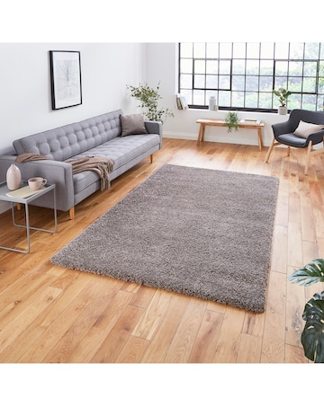 Think Rugs Sierra Plain Shaggy Rug