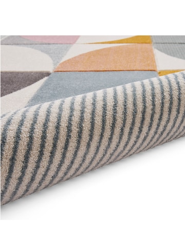 Think Rugs Matrix Modern Geometric Rug - Curves