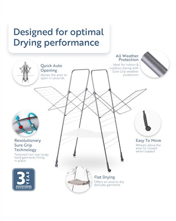 Minky SureGrip Multidryer Clothes Airer
