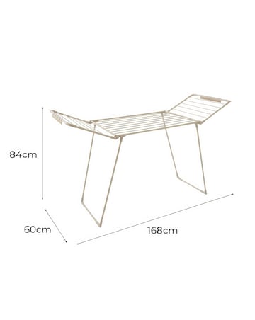 Tower Latte Winged Clothes Airer