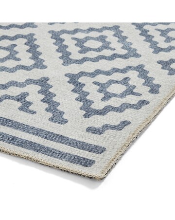 Think Rugs Coral Geometric Rug