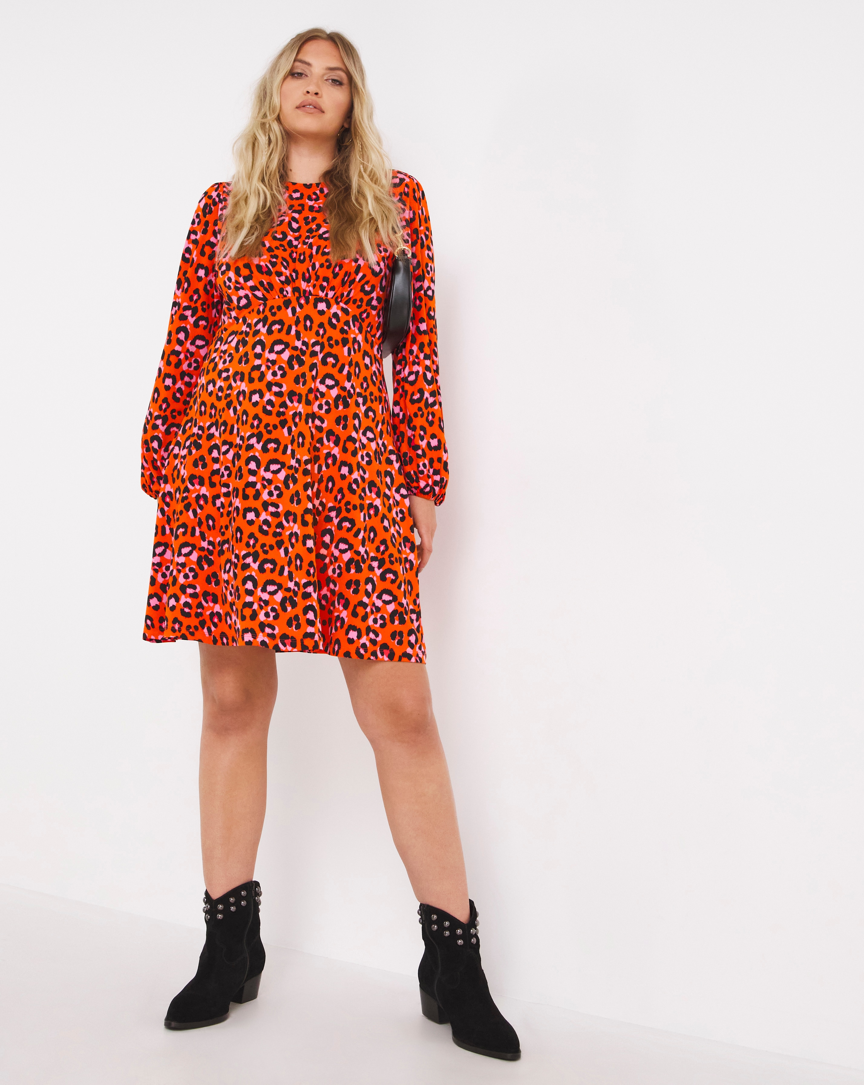 Simply be animal print clearance dress