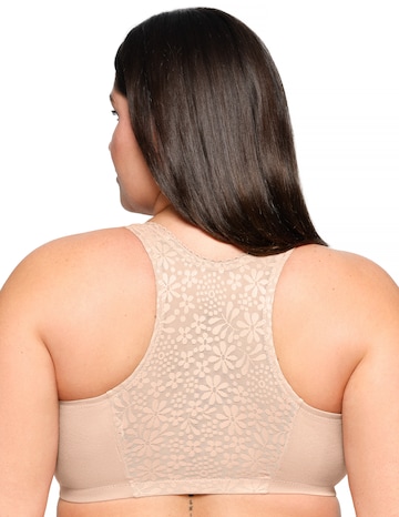 Glamorise Plus Size Front-Fastening Cotton T-Back 1908