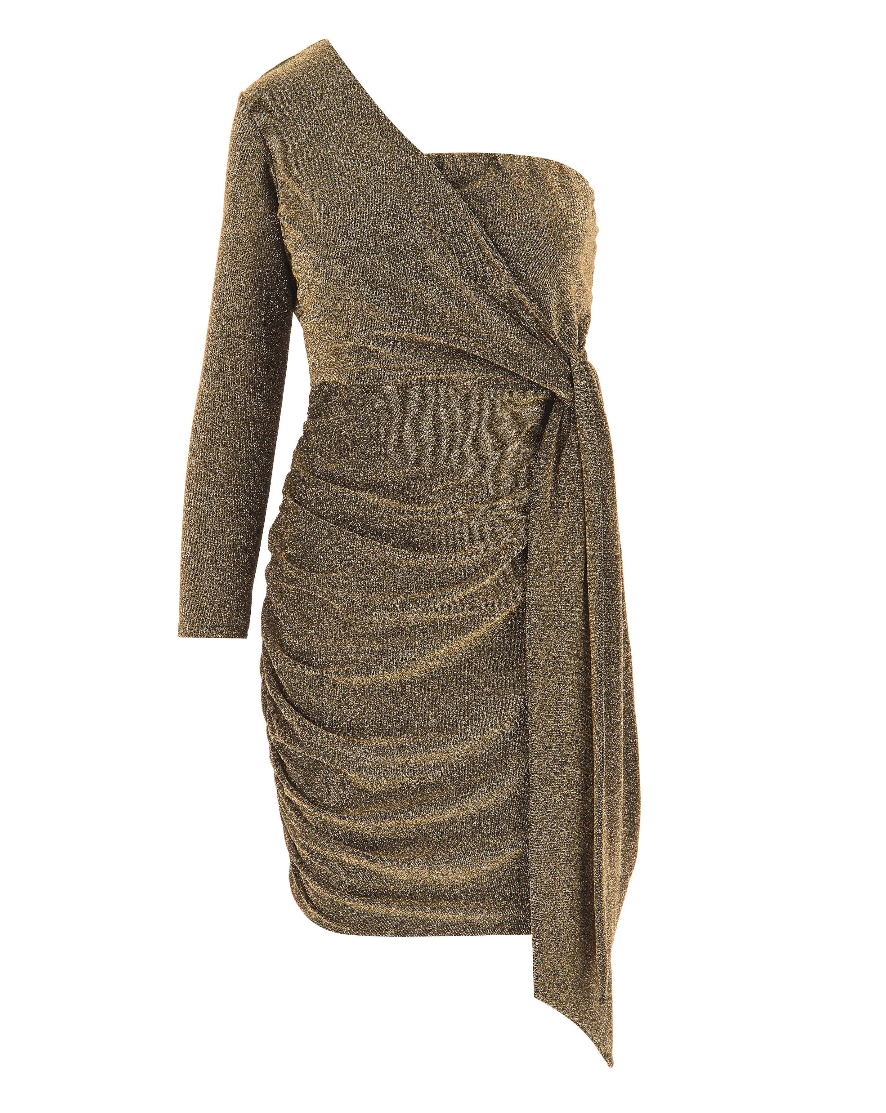 AX Paris Glitter One Shoulder Dress Simply Be