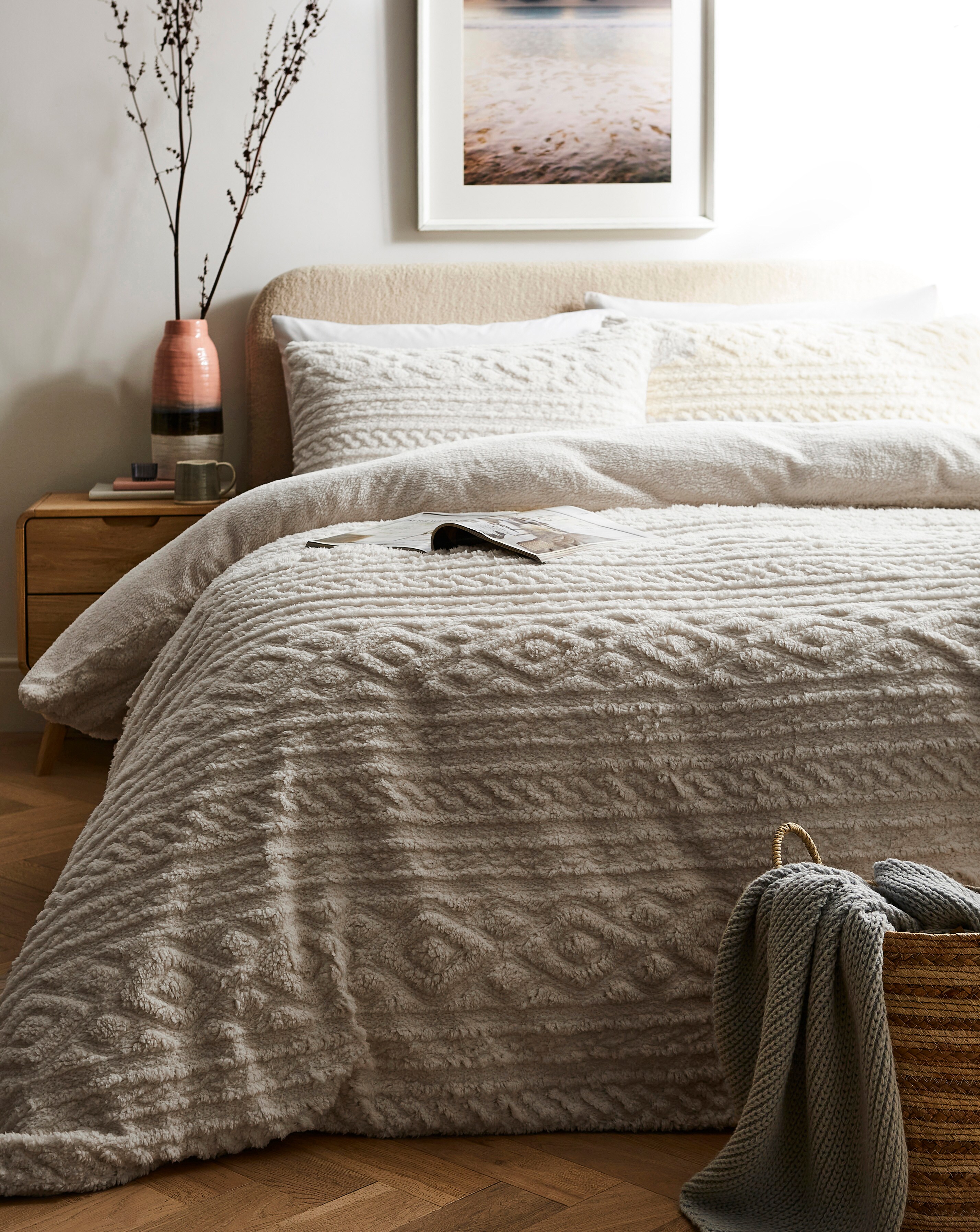 Pipin Cosy Cream Cuddle Fleece Duvet 