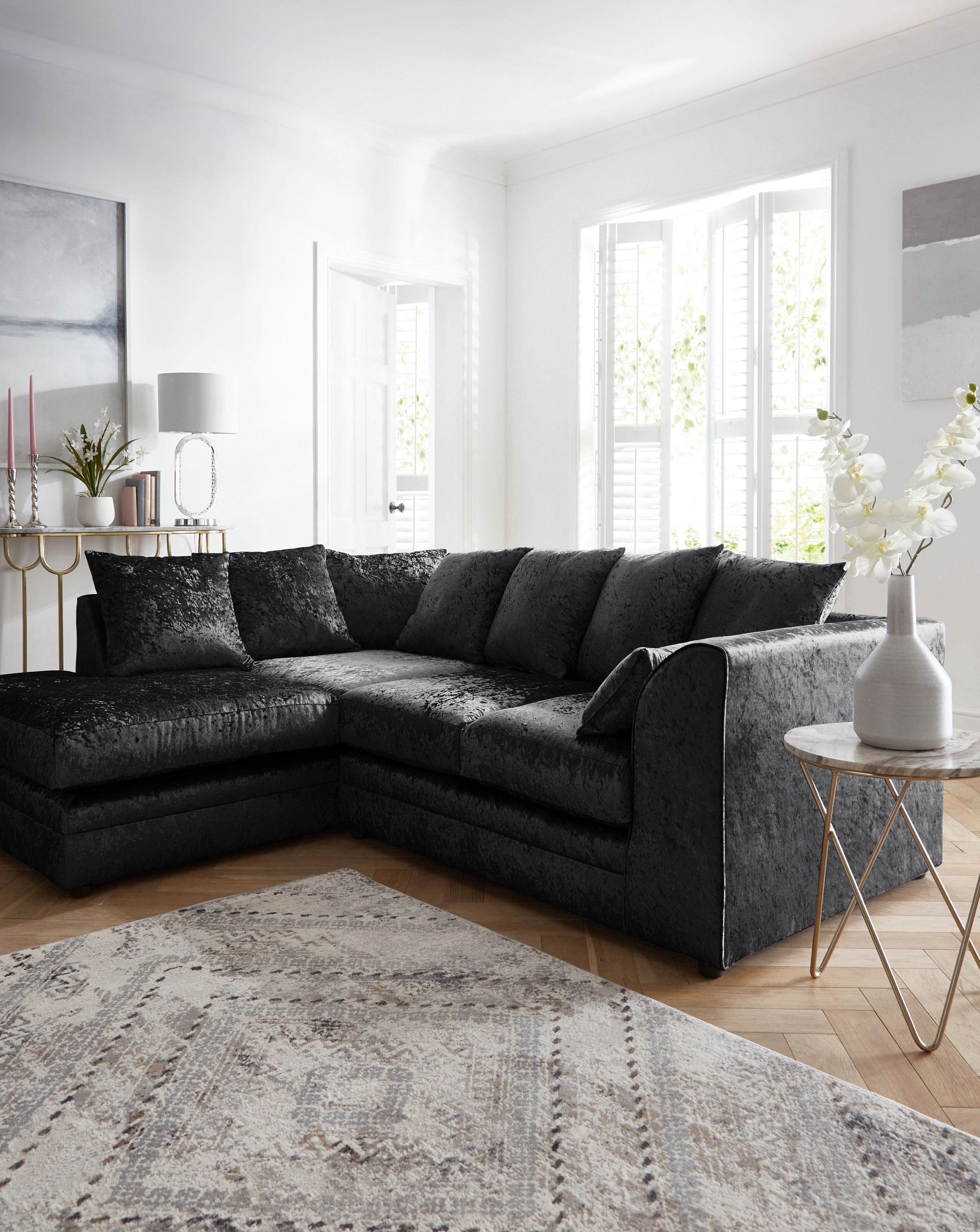 New In - Chicago Left Hand Corner Chaise Sofa