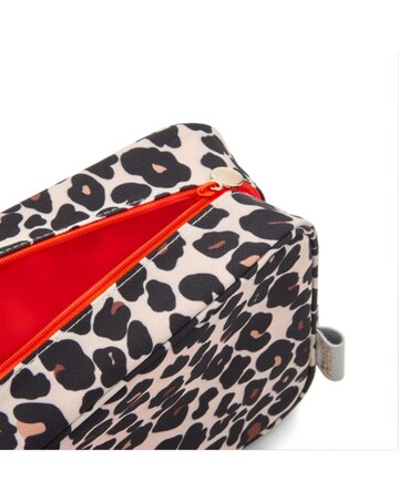 VICTORIA GREEN BEAUTY KIT CASE LEOPARD TAN