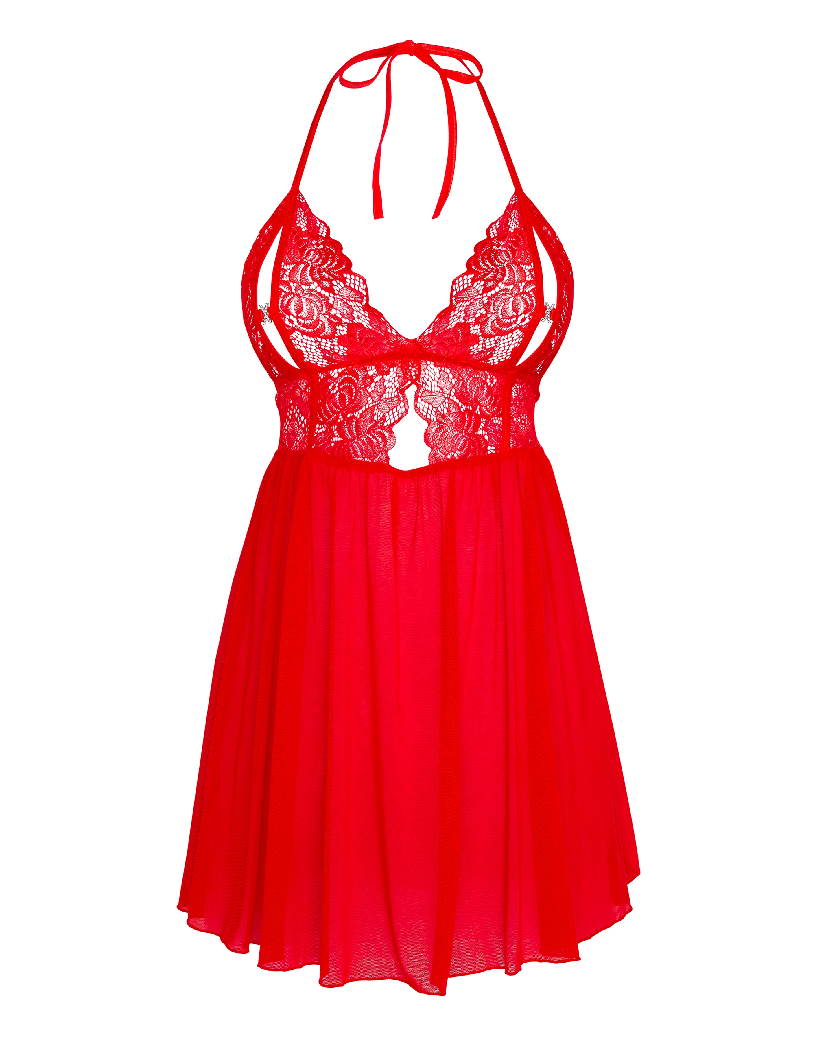 Ann Summers Diamond Kiss Chemise Red