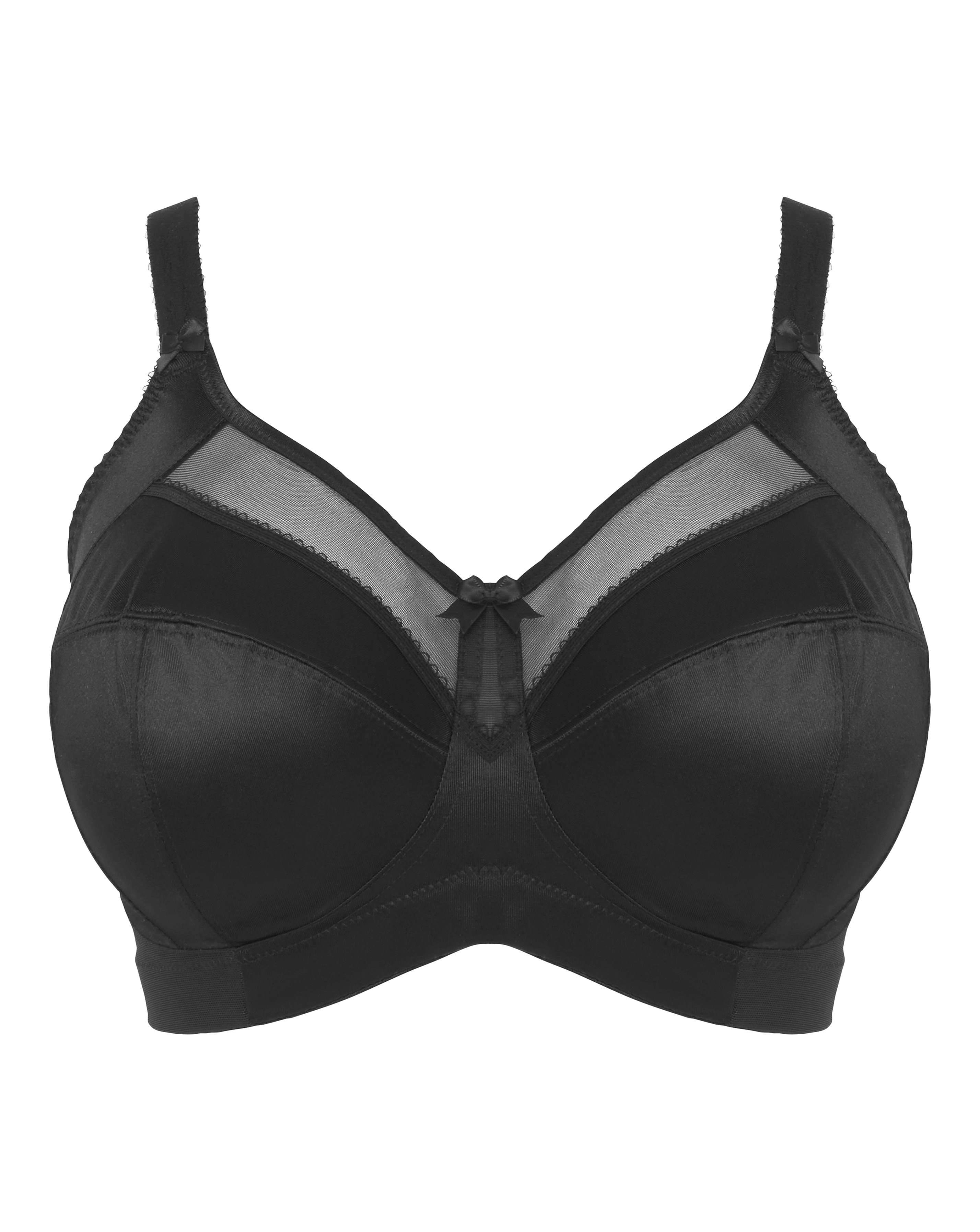 Goddess Plus Size Keira Full Cup Non Wired Bra In Black | UK Size 40B Women's
