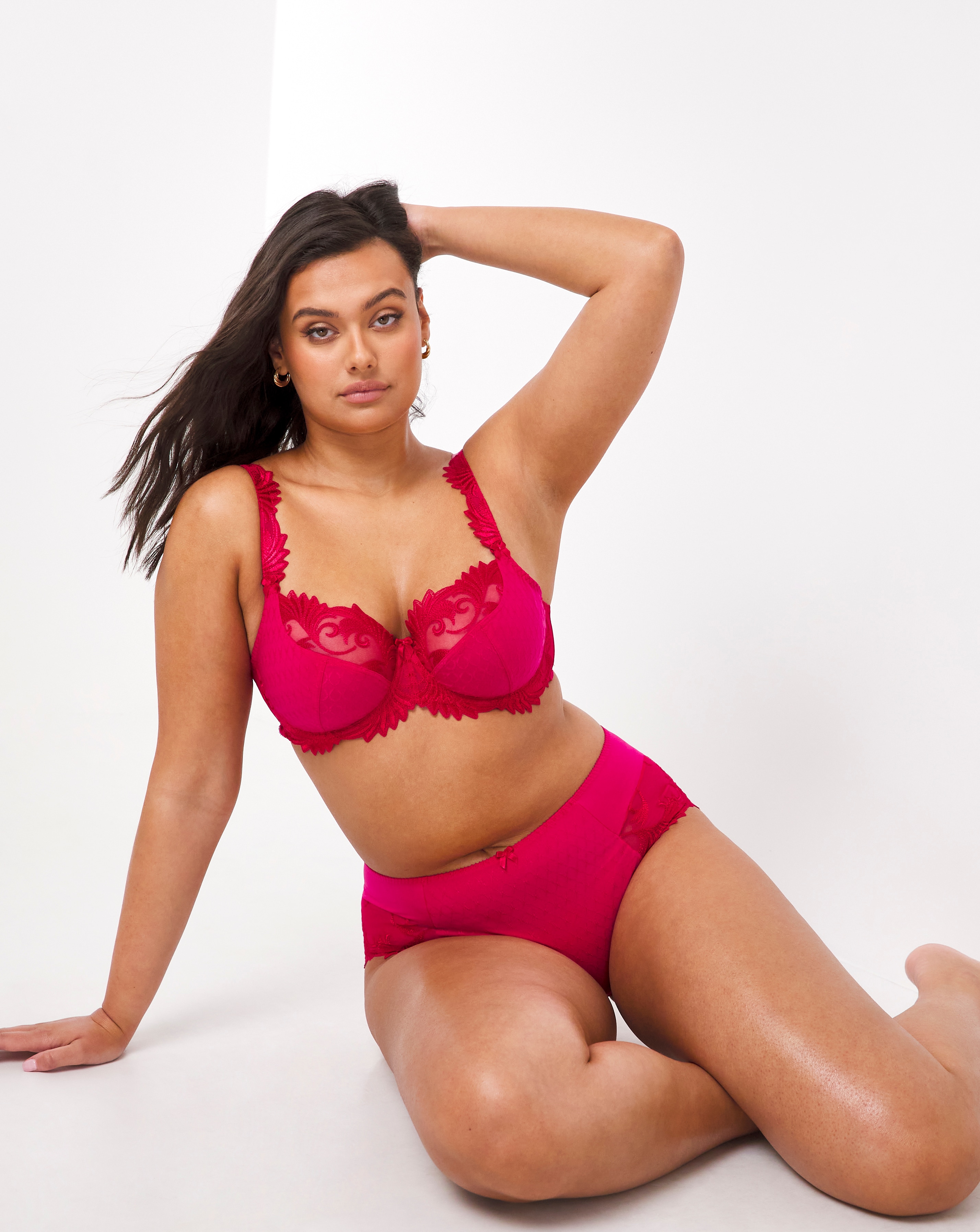 Empreinte Thalia Balcony Wired Bra In Rose | UK Size 32C Women's