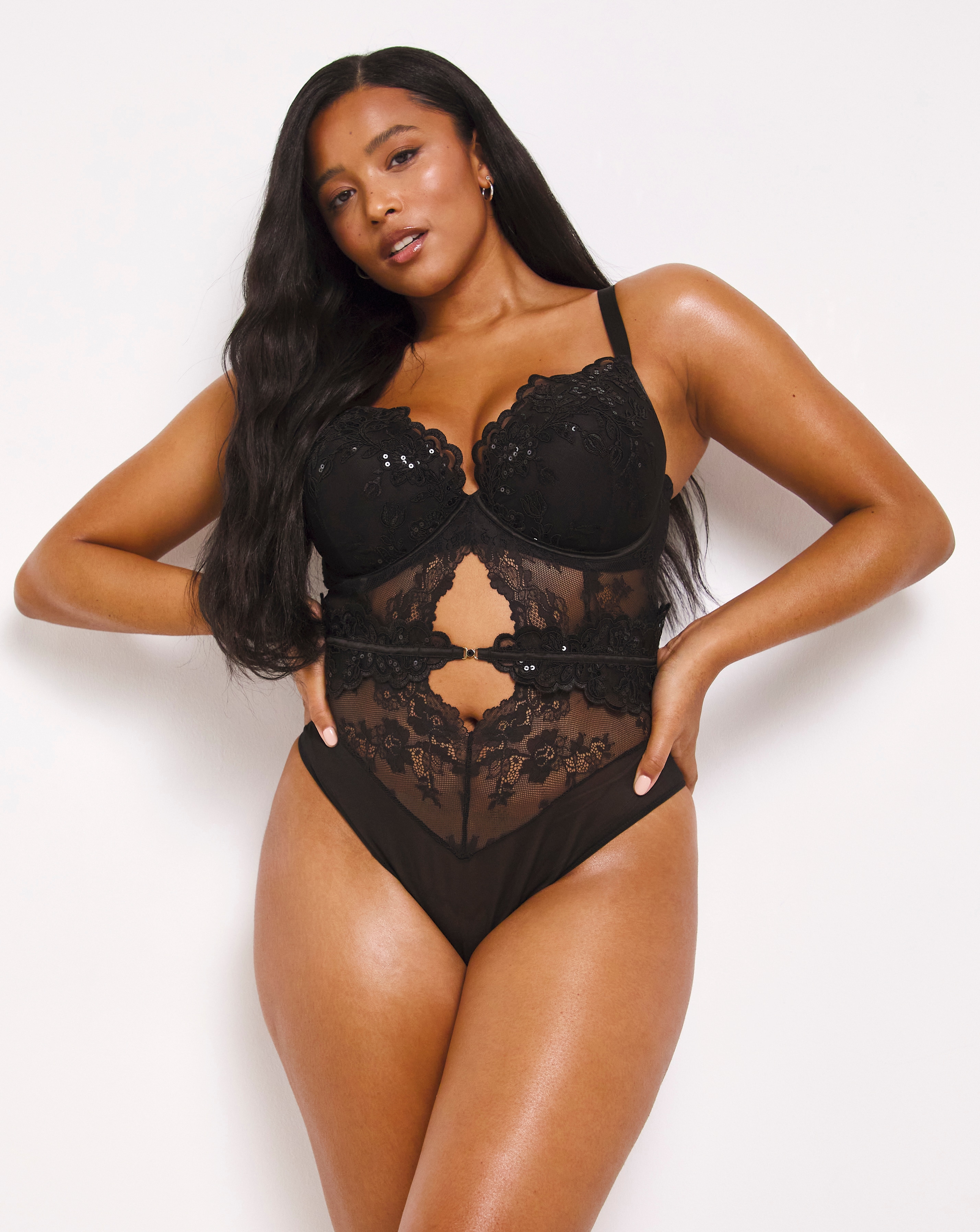 Ann Summers Icon Padded Body In Black | UK Size 12B/C Women's