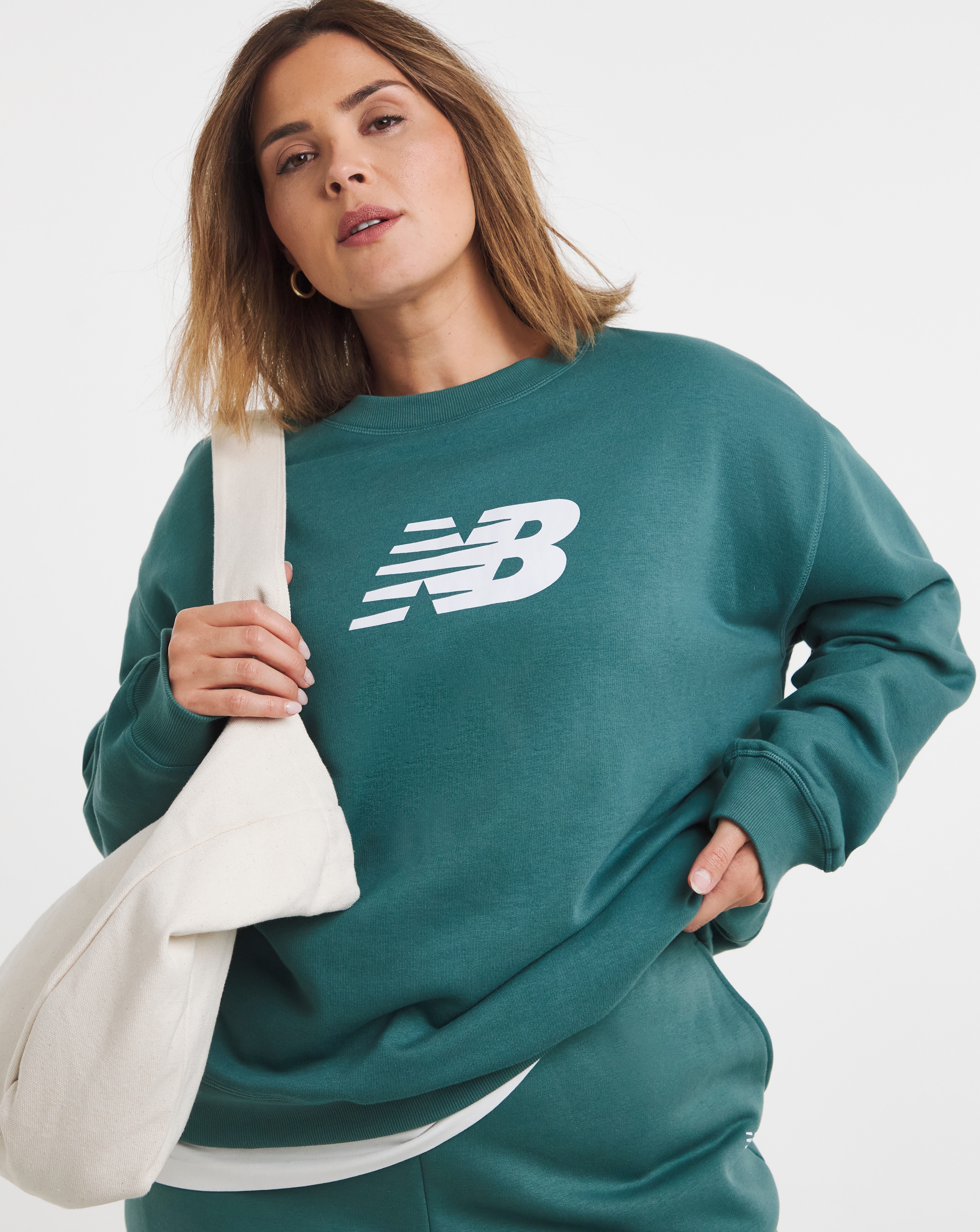 New Balance Sport Fleece Logo Crew