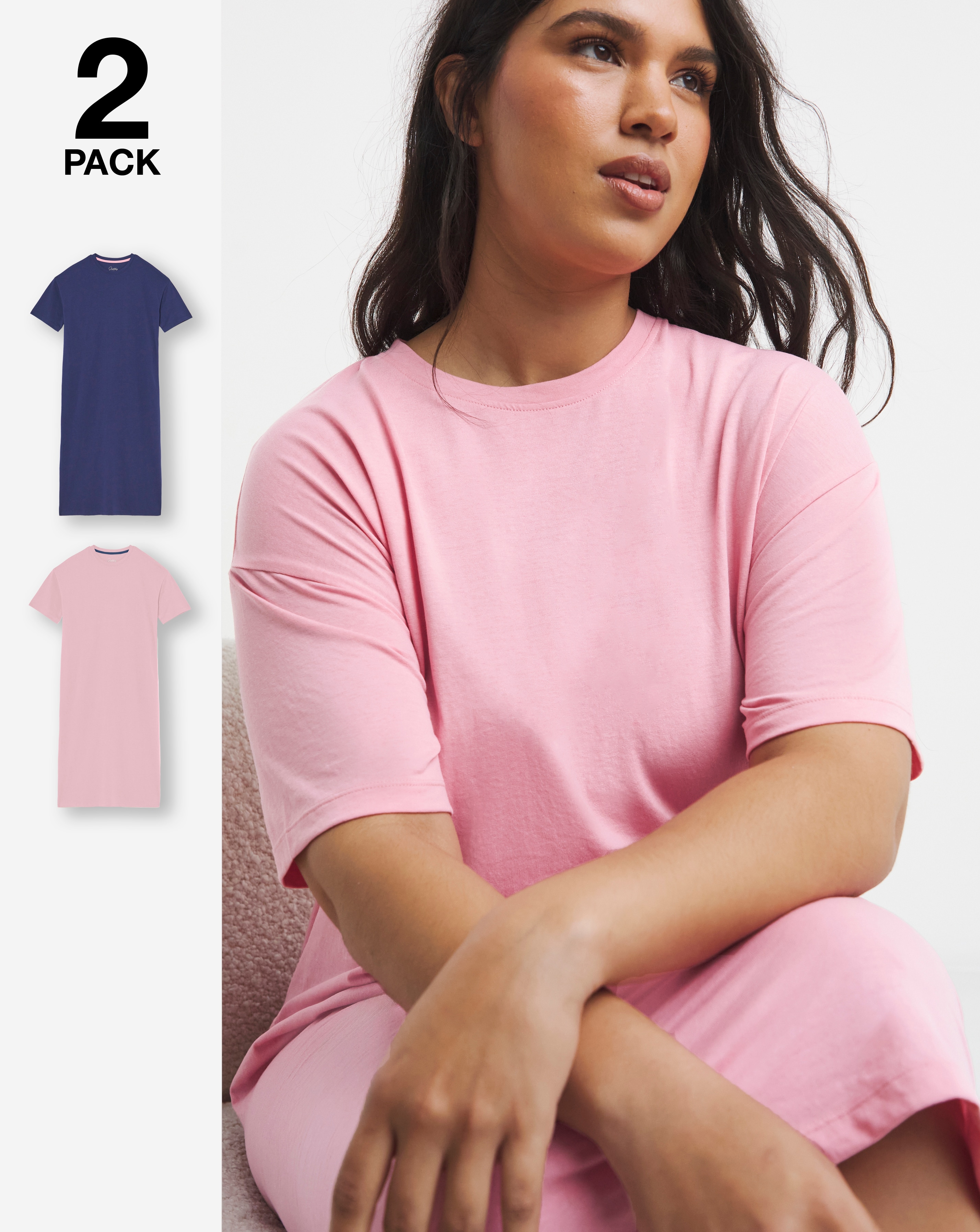 New In - Pretty Secrets Value 2 Pack Nighties