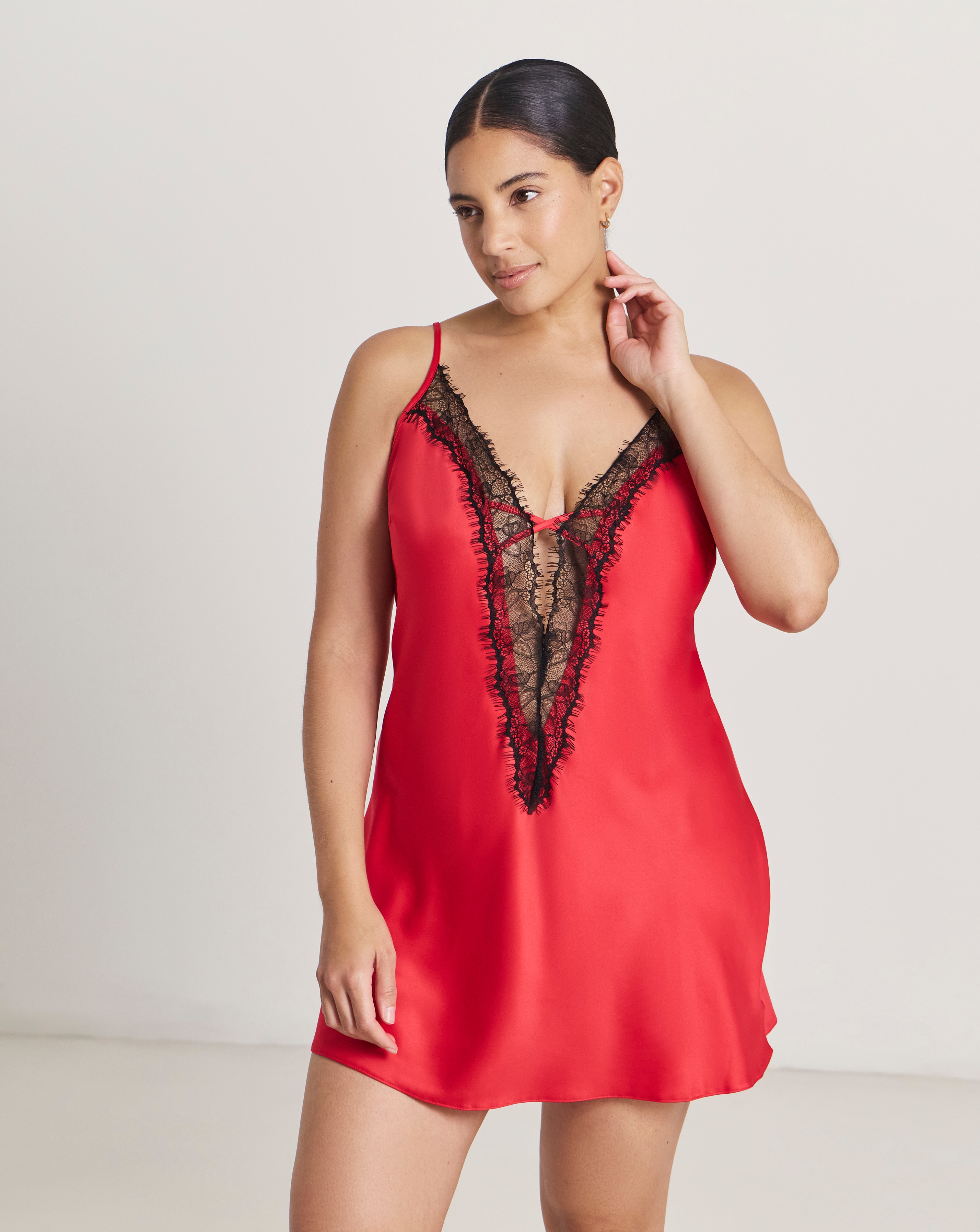Ann Summers Cherryann Chemise Red