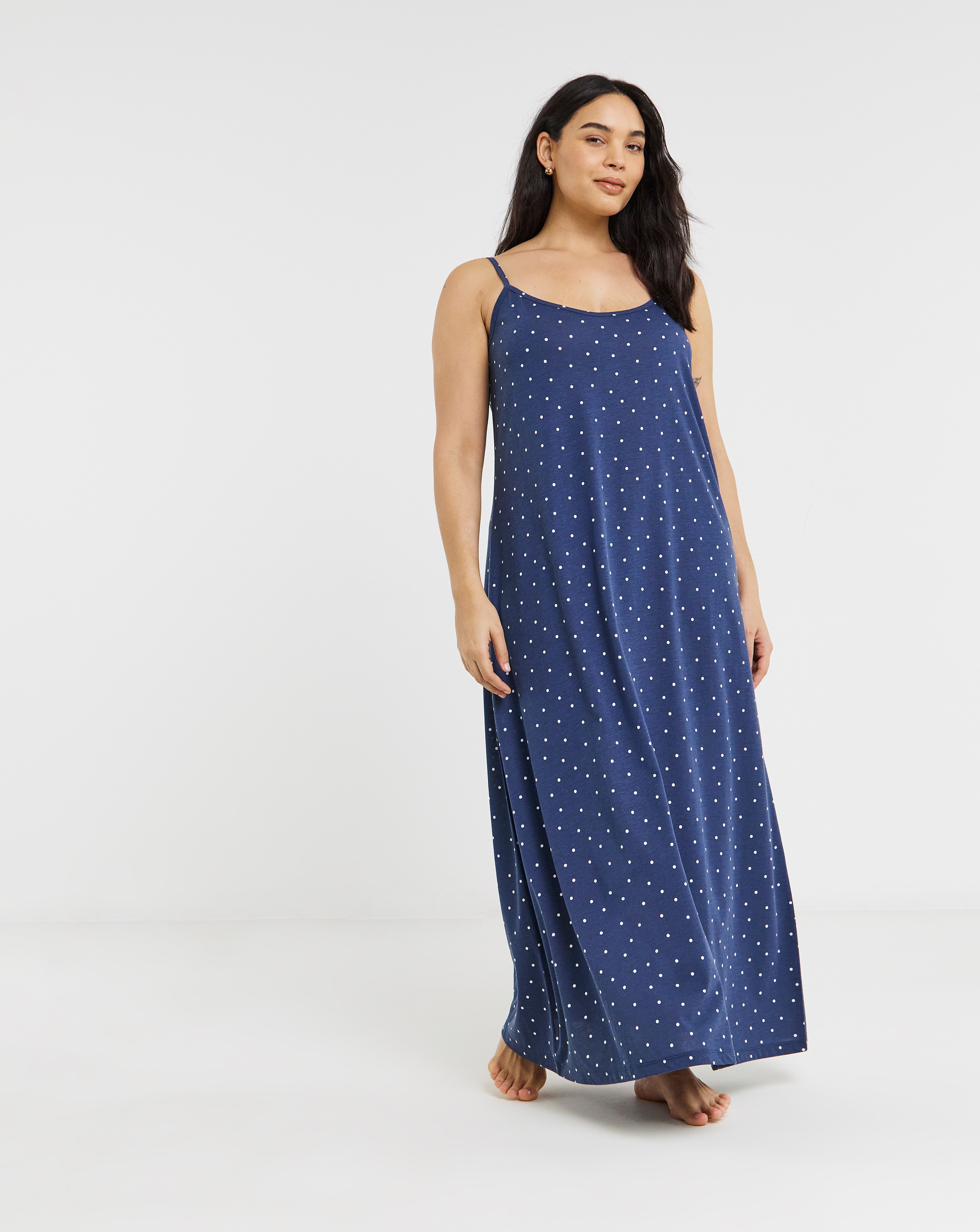 New In - Pretty Secrets Spot Cami Maxi Nightie