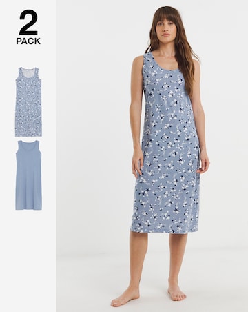 JD Williams (2 Pack) Value Midi Nighties