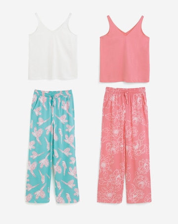 JD Williams (2 Pack) Cotton Pyjama Sets