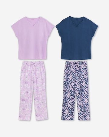 JD Williams (2 Pack) Cotton Pyjama Sets