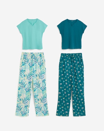 JD Williams (2 Pack) Cotton Pyjama Sets