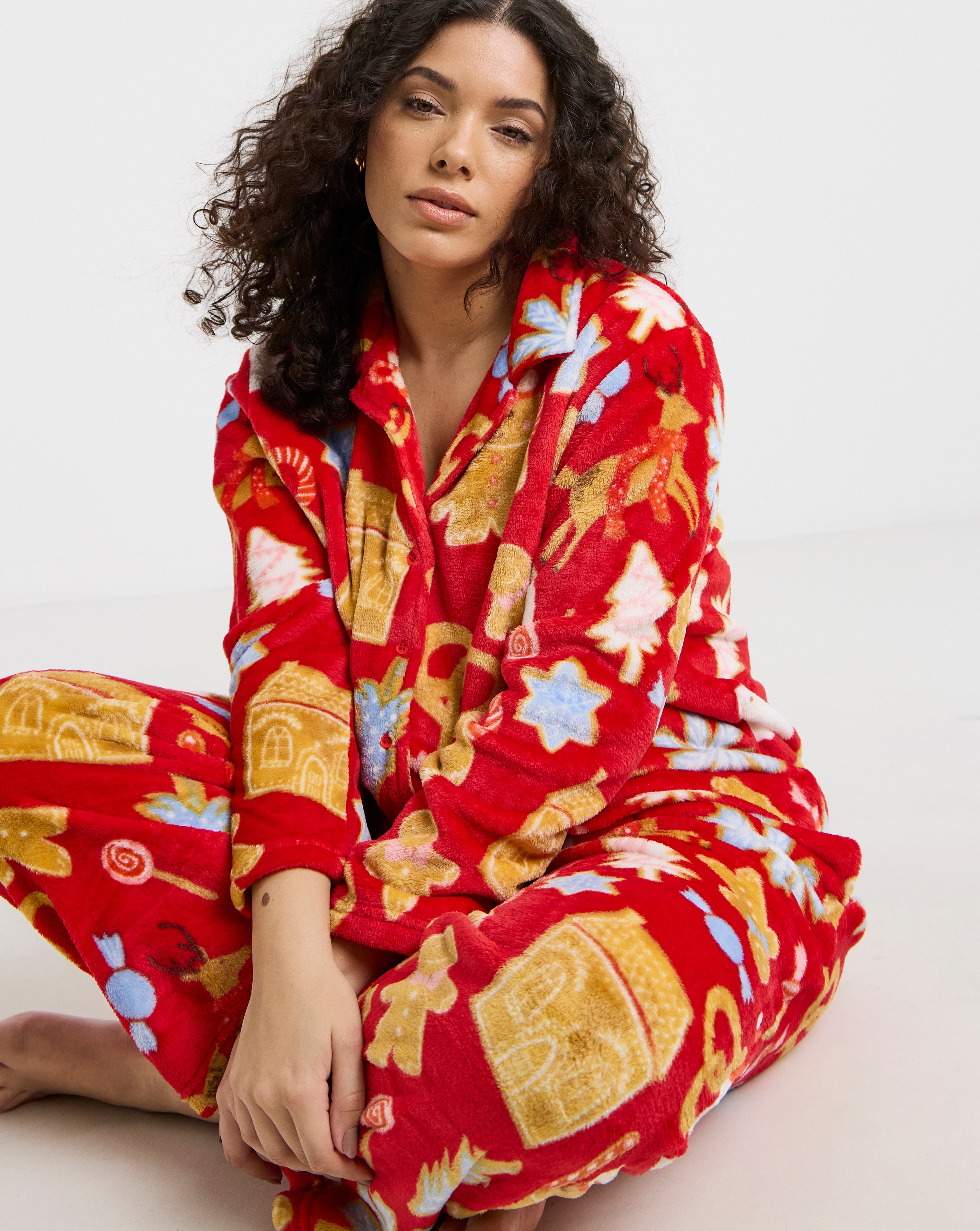 Pretty Secrets Fleece Family PJs- Ladies