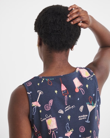 JD Williams Cocktail Print Value Midi Nightie