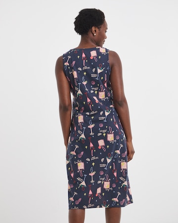 JD Williams Cocktail Print Value Midi Nightie