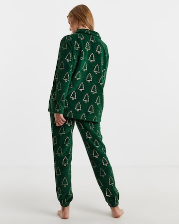 JD Williams Christmas Quarter Zip Fleece Twosie
