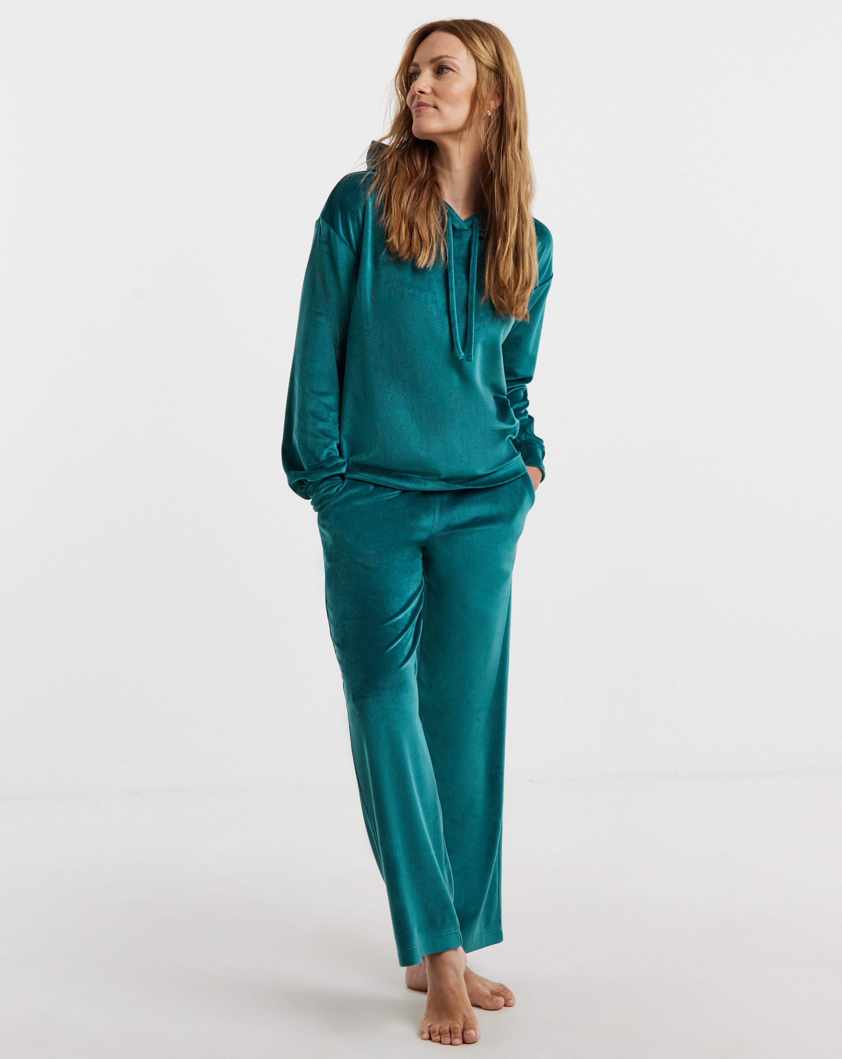 New In - JD Williams Velour Hooded Lounge Set