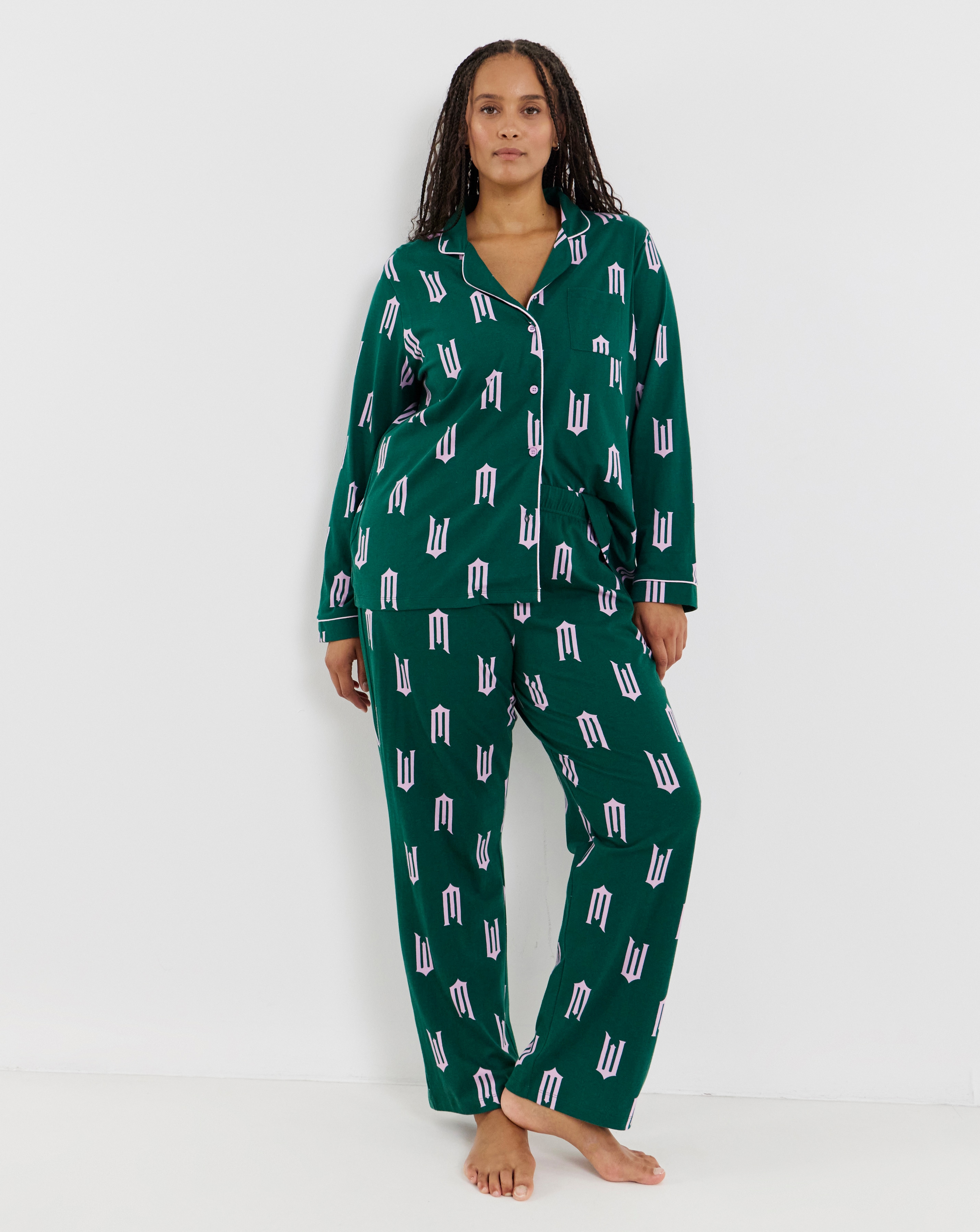 New In - Wicked Button Through Pyjama Set