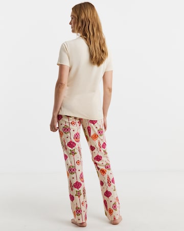 JD Williams Value Pyjama Set Christmas Bauble Print