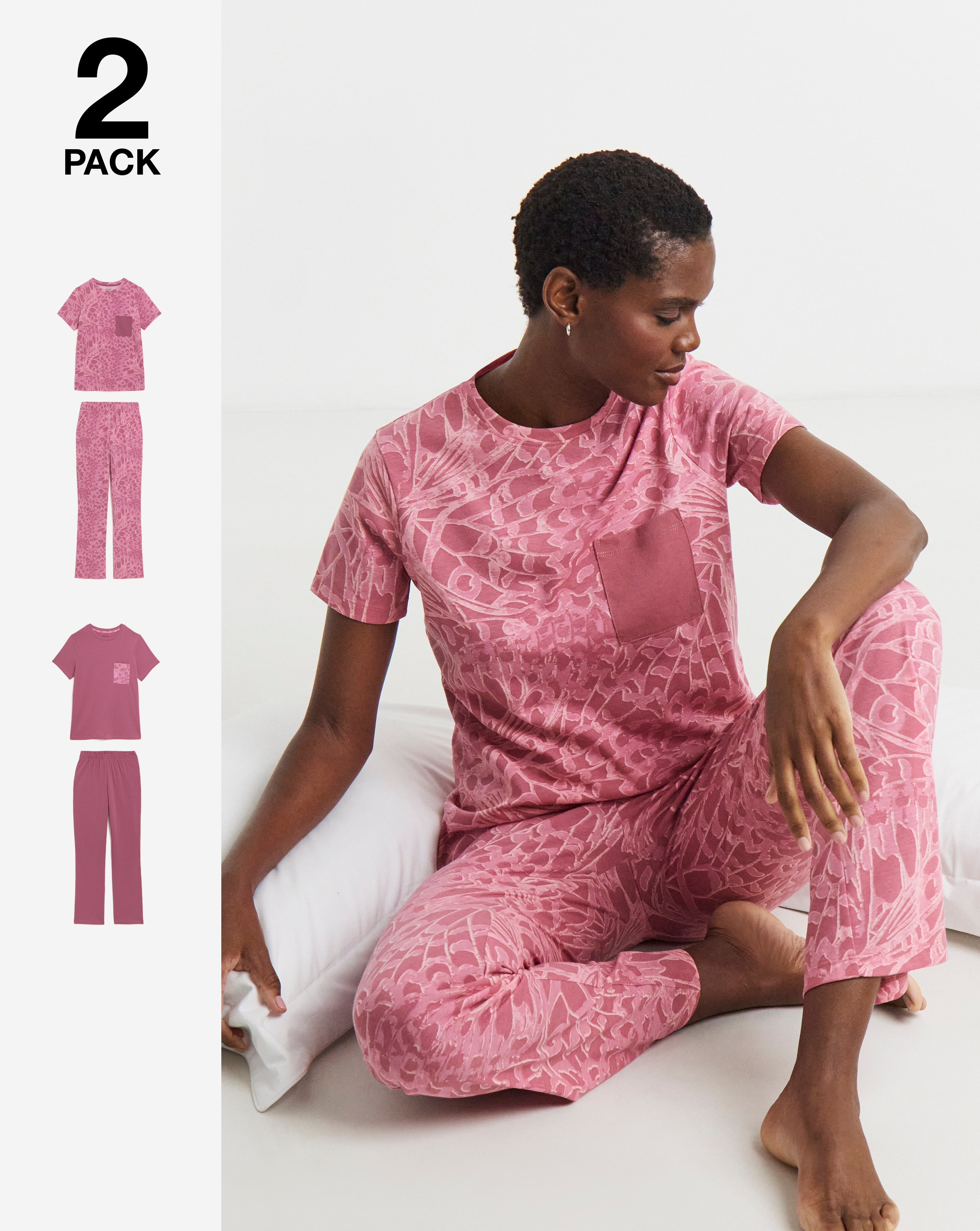 JD Williams Value 2 Pack PJ Set
