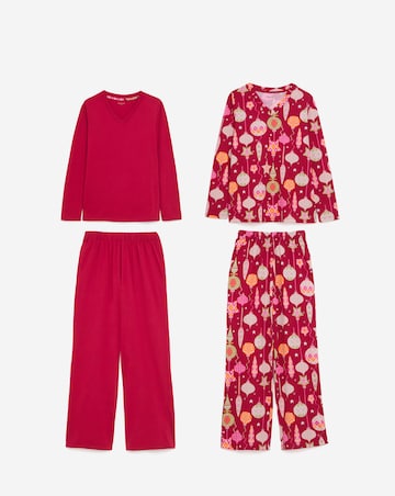 JD Williams (2 Pack) Christmas Value Pyjama Sets