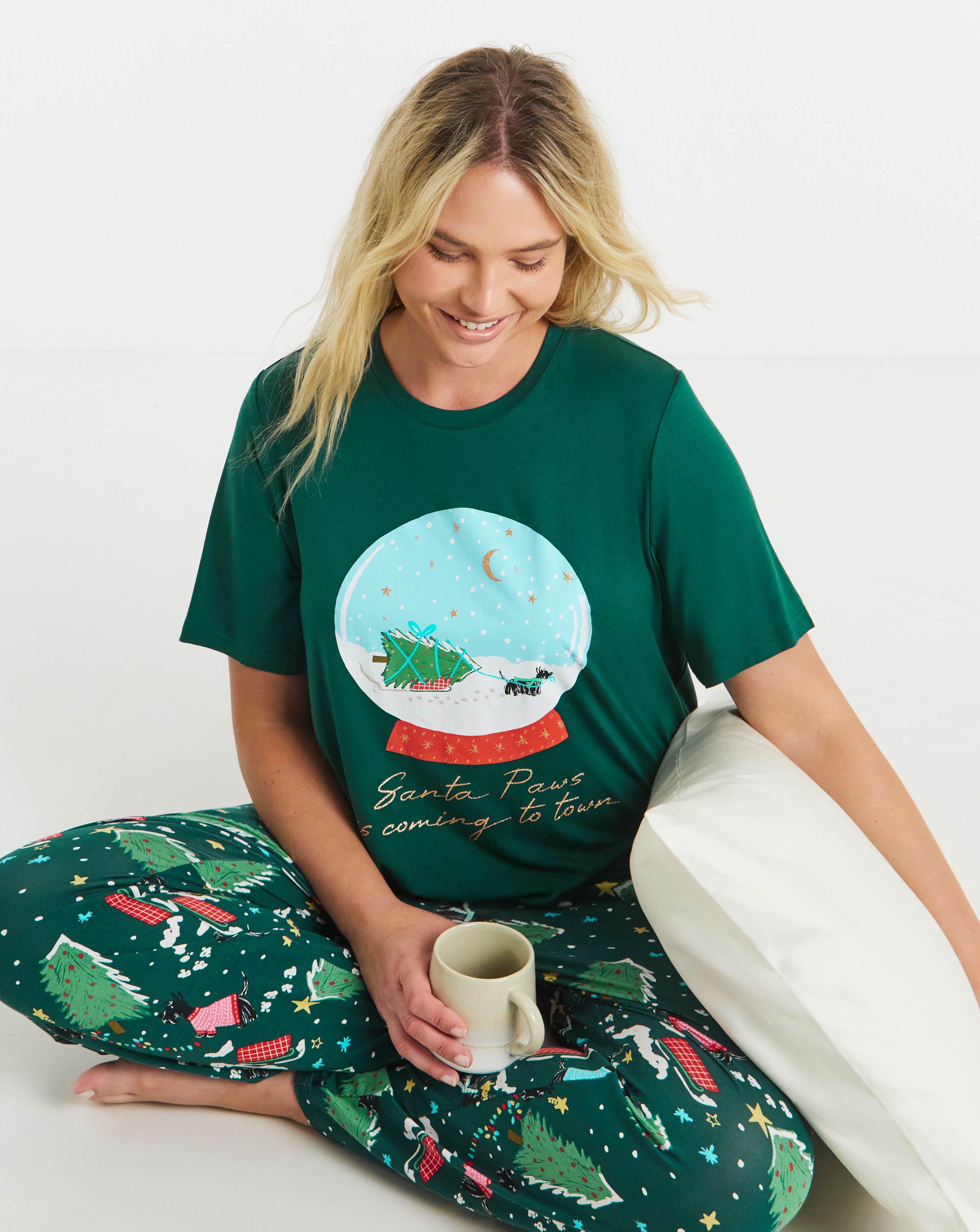 Pretty Secrets Scottie Graphic PJ Set