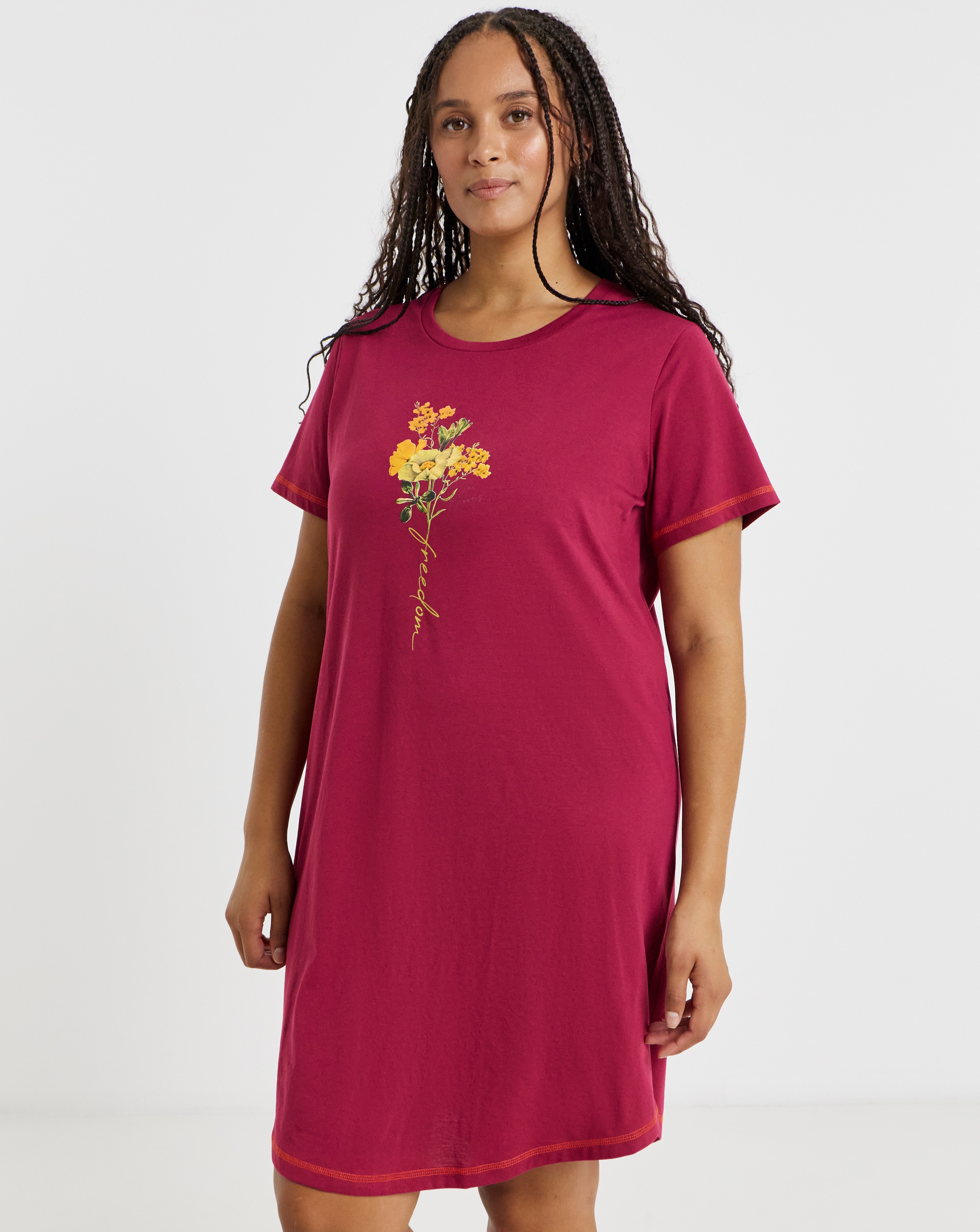 New In - Joe Browns Floral Graphic Nightie