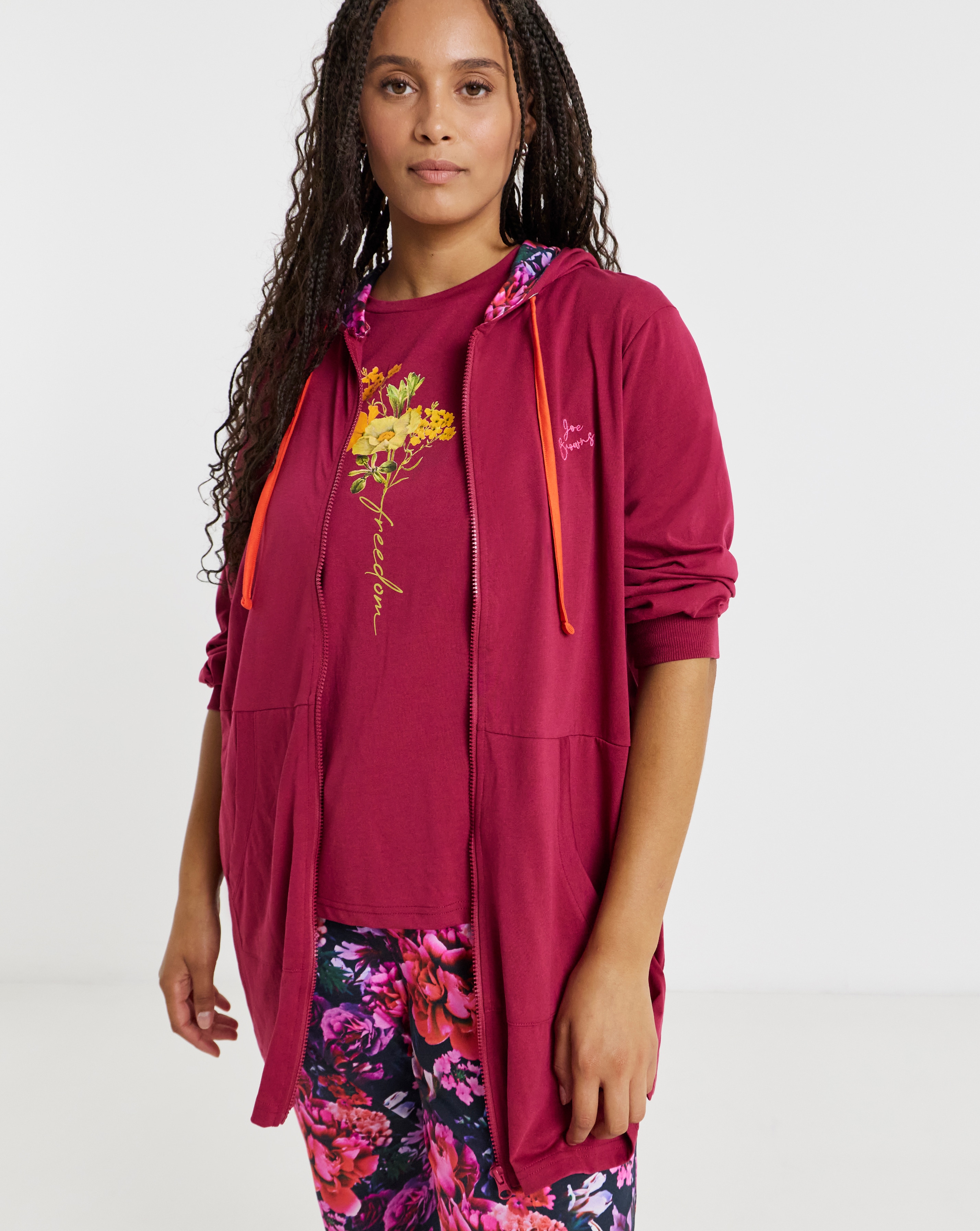 New In - Joe Browns Longline Lounge Hoodie