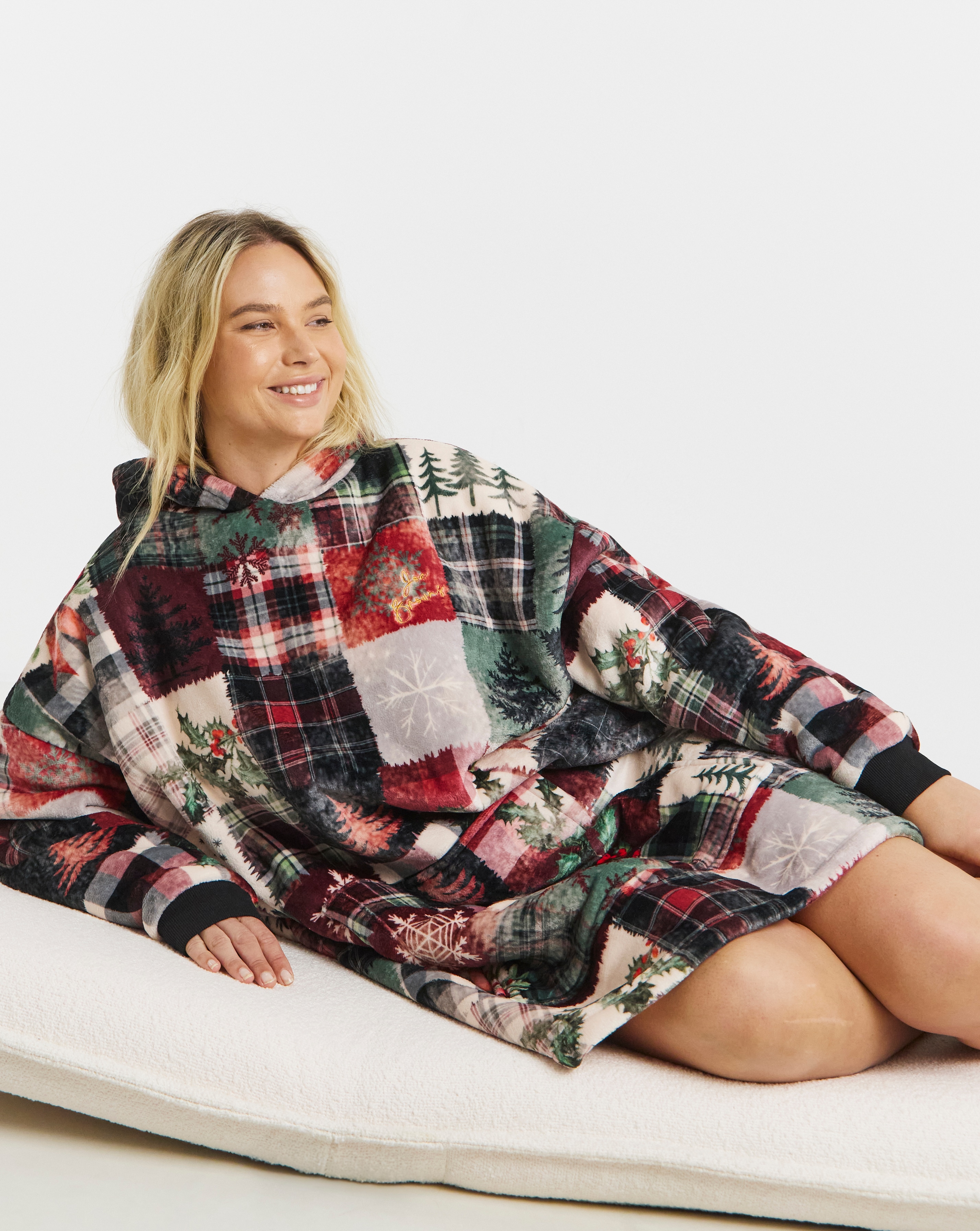 Joe Browns Patchwork Hooded Dress