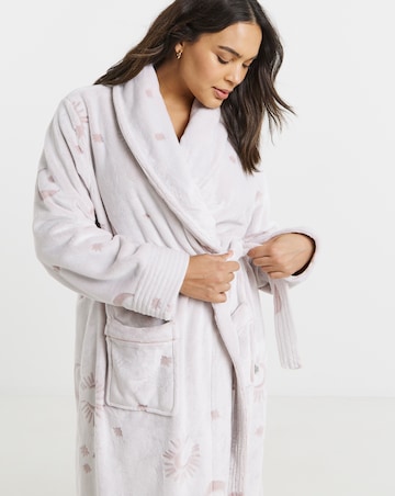 Chelsea Peers Fleece Maxi Hooded Dressing Gown