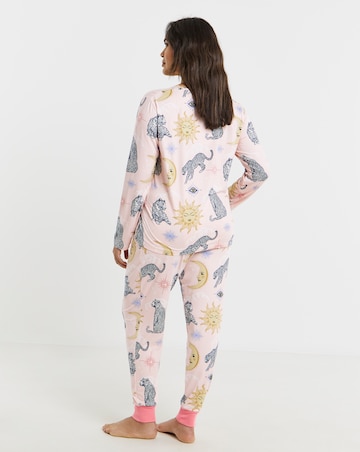 Chelsea Peers Jersey Crew Neck Pyjama Set
