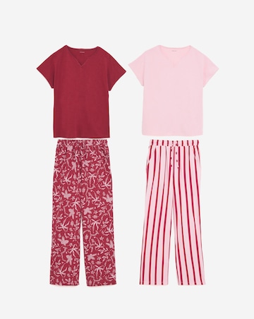 JD Williams (2 Pack) Cotton Pyjama Sets